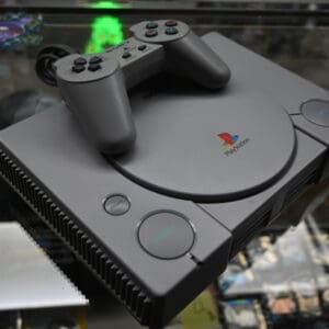 Sony PlayStation 1 Console (Original Gray Model) with Controller