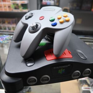Nintendo 64 Console (Black) with Gray Controller + Expansion Pak